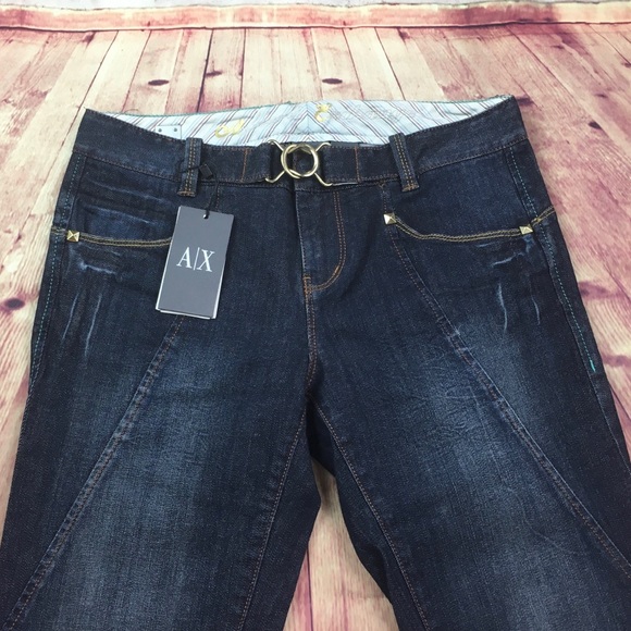 🐞A/X Armani Exchange Stretch Straight Leg jean - Picture 3 of 12
